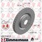 Zimmermann Brake Disc - Standard/Coated, 400.5500.20 400.5500.20 - alternate 1